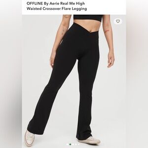 OFFLINE By Aerie Real Me High Waisted Crossover Flare Legging